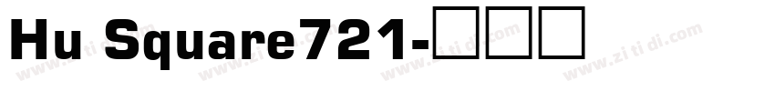 Hu Square721字体转换